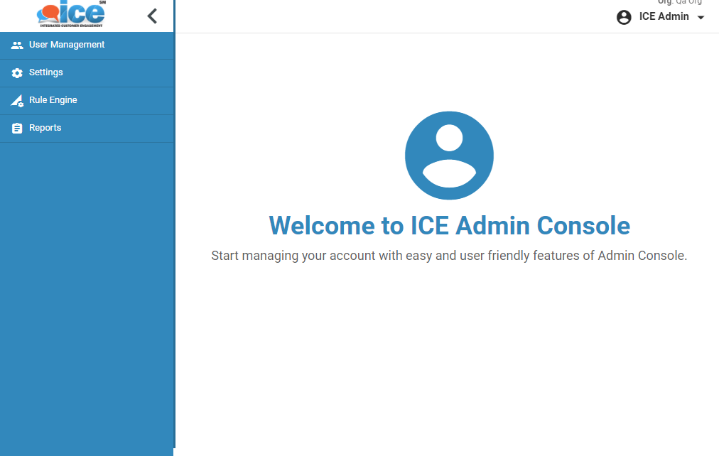 Admin console 1