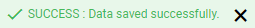 Confirmed message