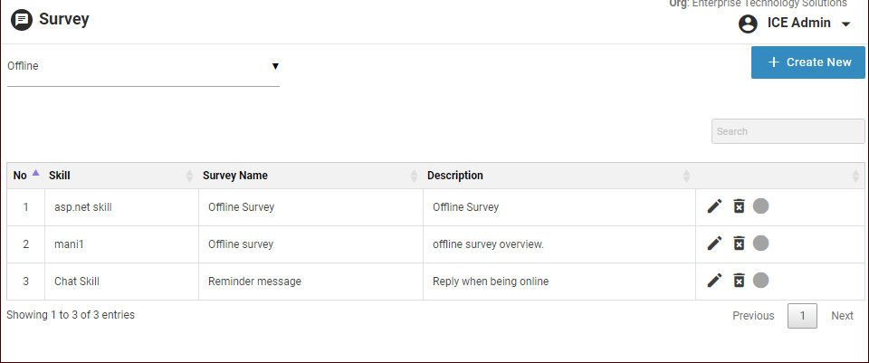 Offline survey 2