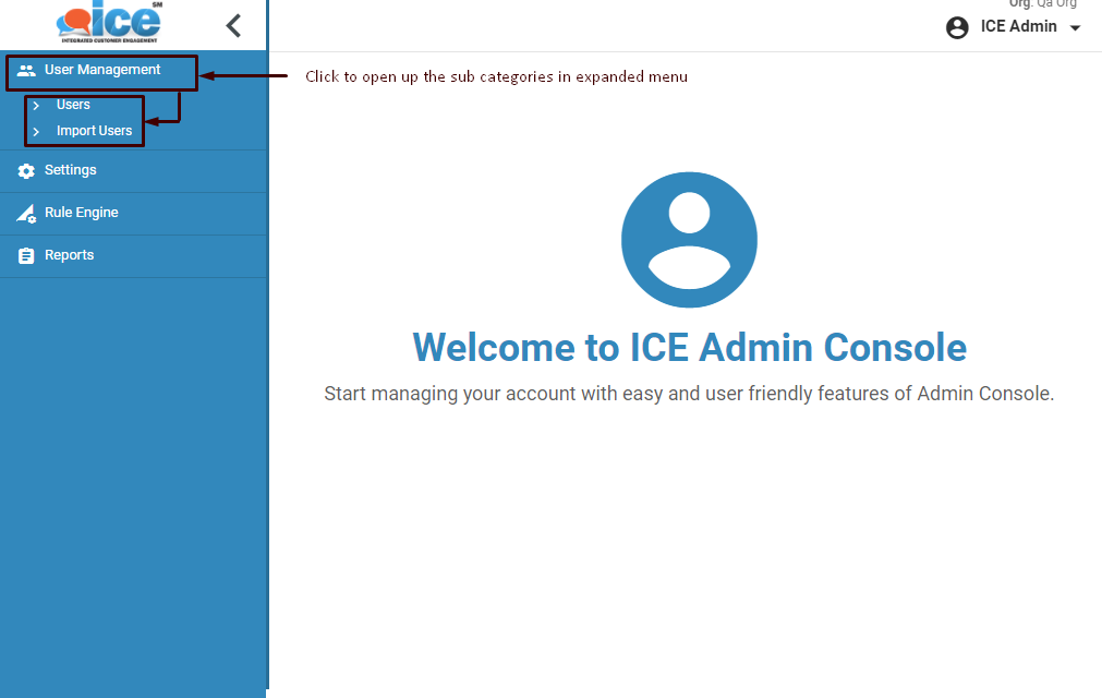 Admin console 4