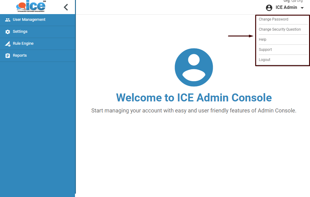 Admin console 5