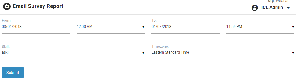 Email Survey 1