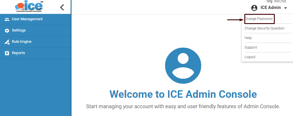 Admin console 6