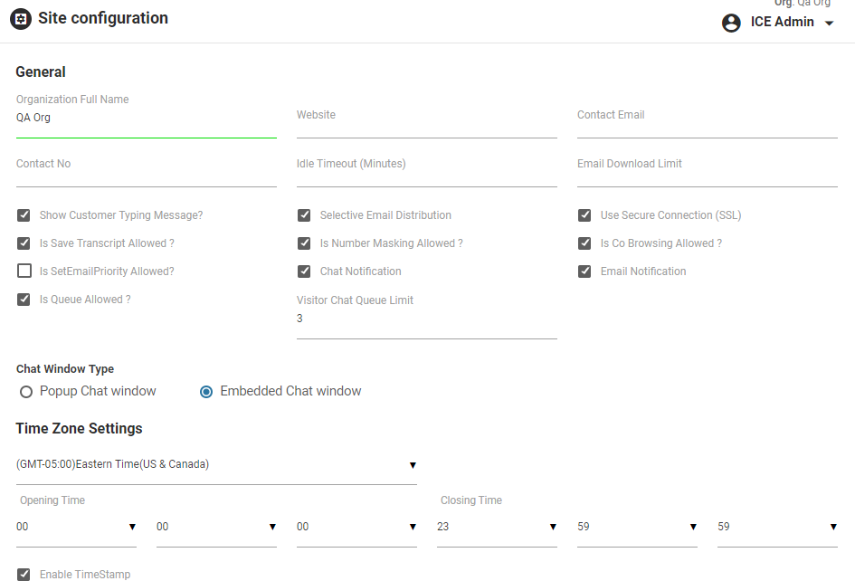 Site configuration 3