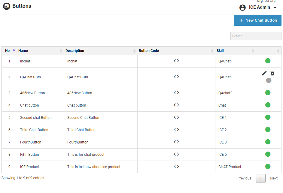 Customize button 2