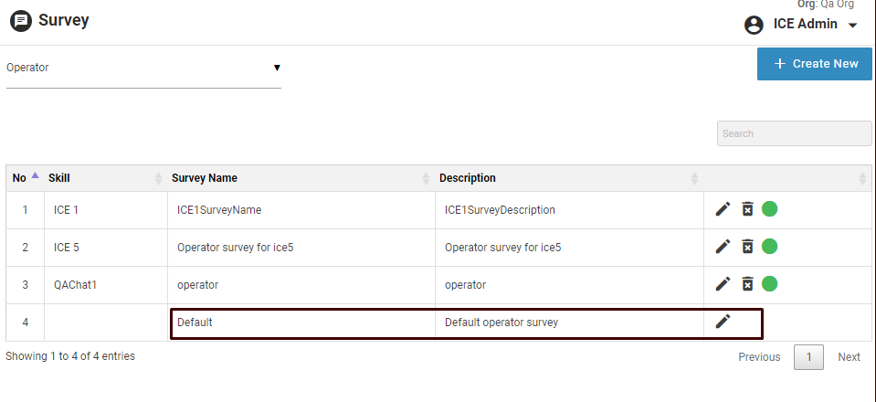 Operator Survey 2