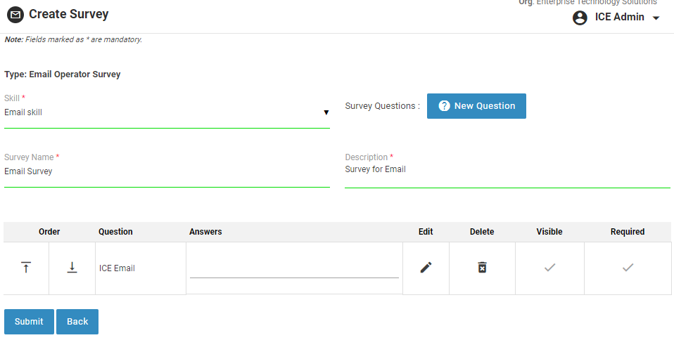 Email Operator Survey 4