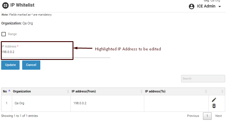 IP Whitelist