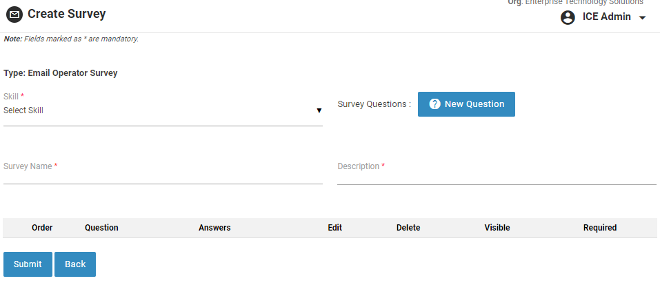 Email Operator Survey 2