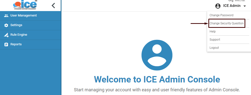 Admin console 8