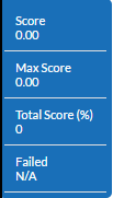 Create evaluation score card 1